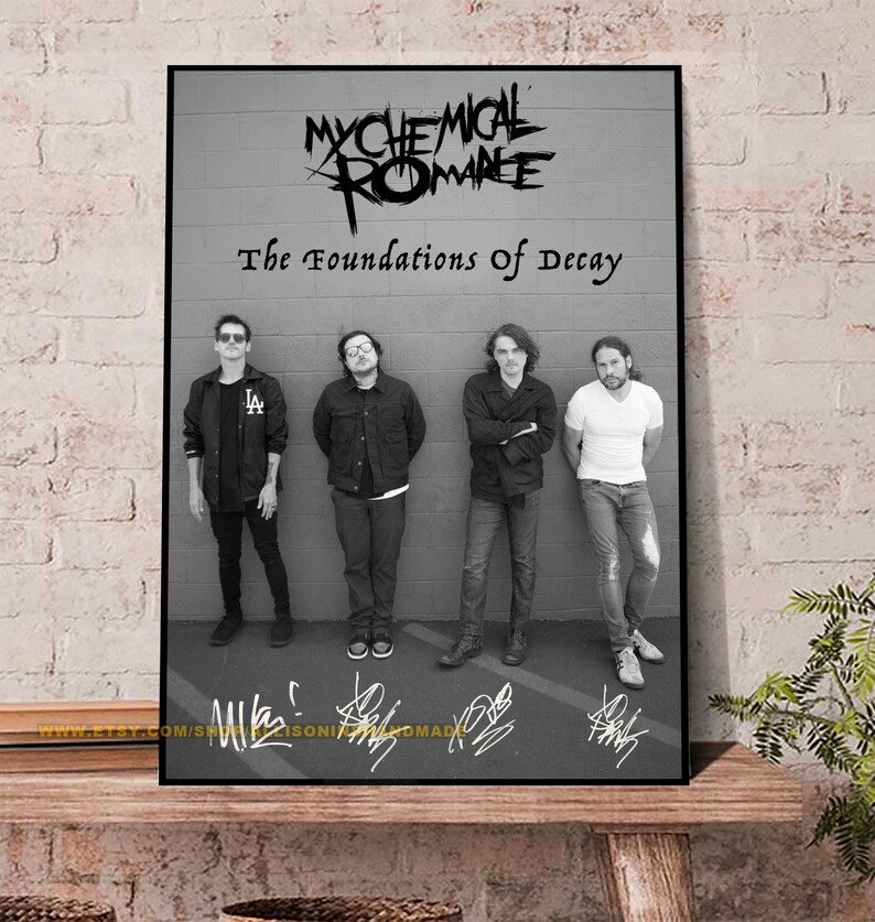 My Chemical Romance Poster the Foundations of Decay Poster Etsy Canada My Chemical Romance Poster the Foundations of Decay Poster Etsy Canada