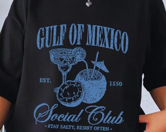 Camiseta Comfort Colors del Club Social del Golfo de México - Stay Salty Tee