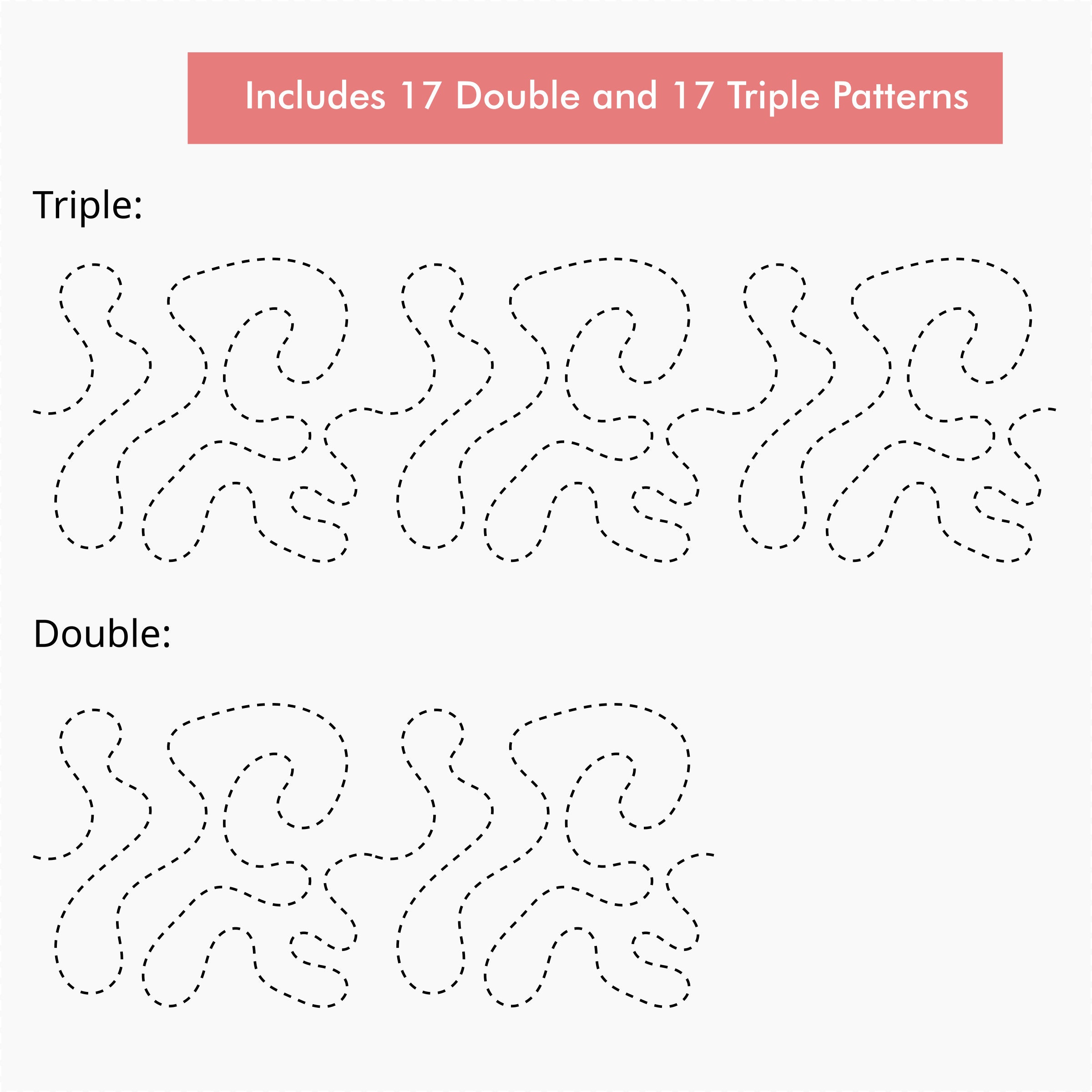 Edgetoedge Quilting Embroidery Design. Continuous Stipple Machine