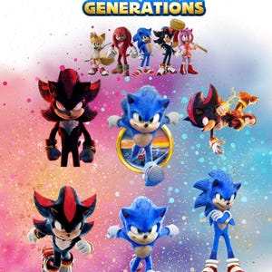 Sonic-afbeelding van hoge kwaliteit, SONIC-alfabetlettertype, digitaal PNG-bestand voor sublimatie en snelle aanpassing
