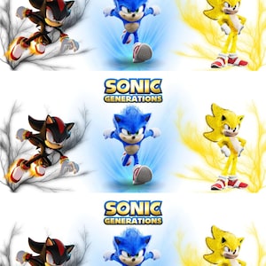Image Sonic Unique - Fichier PNG/SVG/PDF - Idéal Sublimation Mug & T-shirt. Fichier Haute qualité.