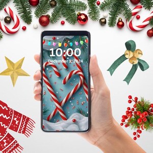 Custom Designed Holiday Christmas Phone Wallpapers