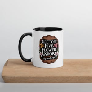 Sector Five Flower Shop-mugg – Aerith-inspirerad Final Fantasy VII FF7 kaffe- och tekopp | ”De är bara 1 gil!” Blommigt Gamer-presentglas