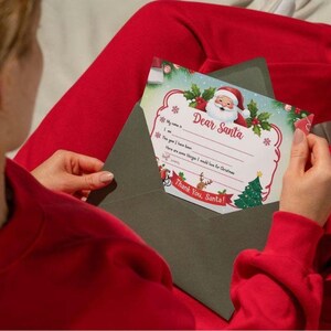 Carta a Papá Noel, carta a Papá Noel, 2 cartas a Papá Noel para imprimir