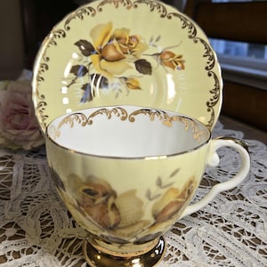 Royal Grafton bone china teacup and saucer