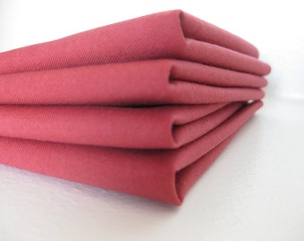 Cloth Napkin - Brick Red - 100% Cotton