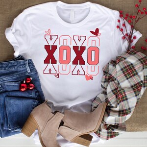 PNG XOXO Valentines Shirt | hearts design | Valentines sublimation | Love Apparel