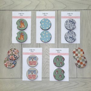 Trendy Car Coasters, Set of 2