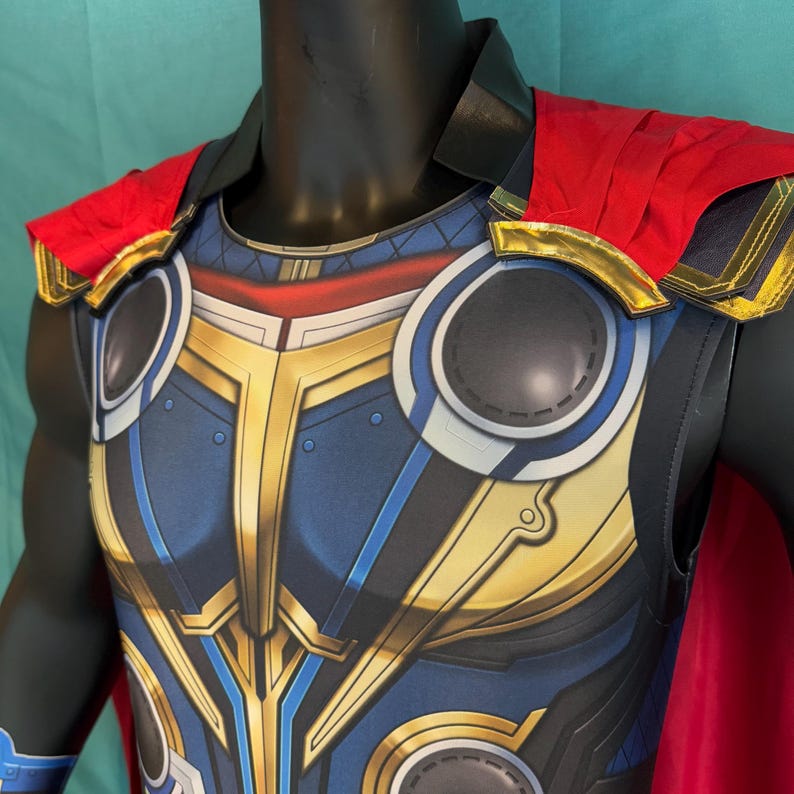 Bro Thor Robe Thor Costume Thor: Love and Thunder Cosplay Bodysuit Fullset With Cloak ...