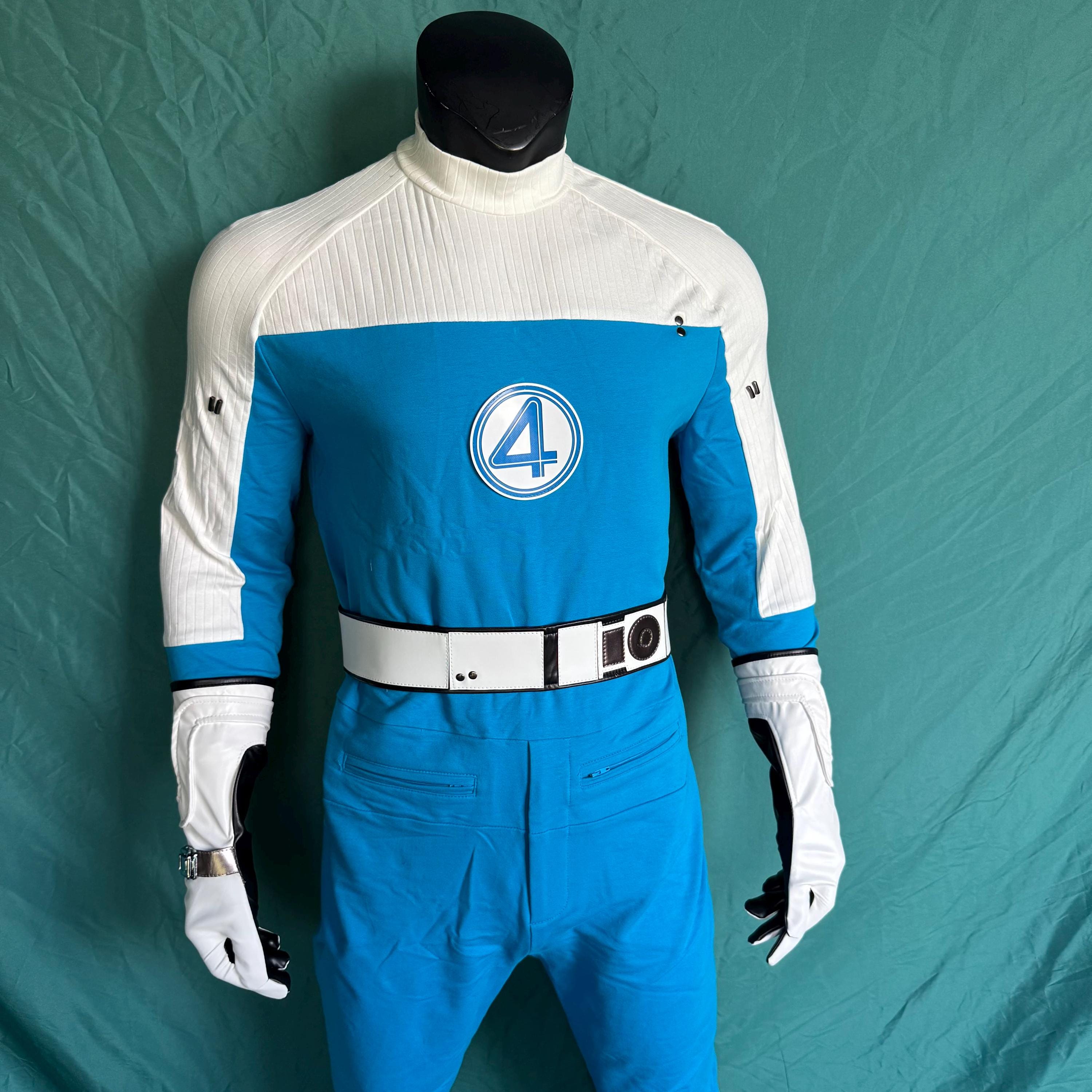 Human Torch Costume Cosplay Suit The Fantastic Four：First Steps Johnny Storm Fullset Outfit