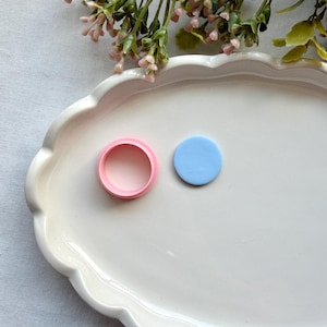 Circle Polymer Clay Cutter | Precision 0.2mm Blade, PLA+ Durable Tool