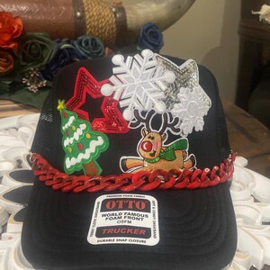 Weihnachts Aufnäher Otto Trucker Cap Cap von Turquoise&Yarn