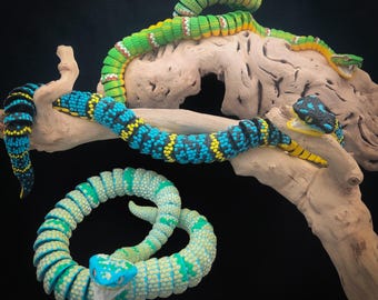 Wagler's Pit Viper - STL-bestand - DIGITAAL BESTAND