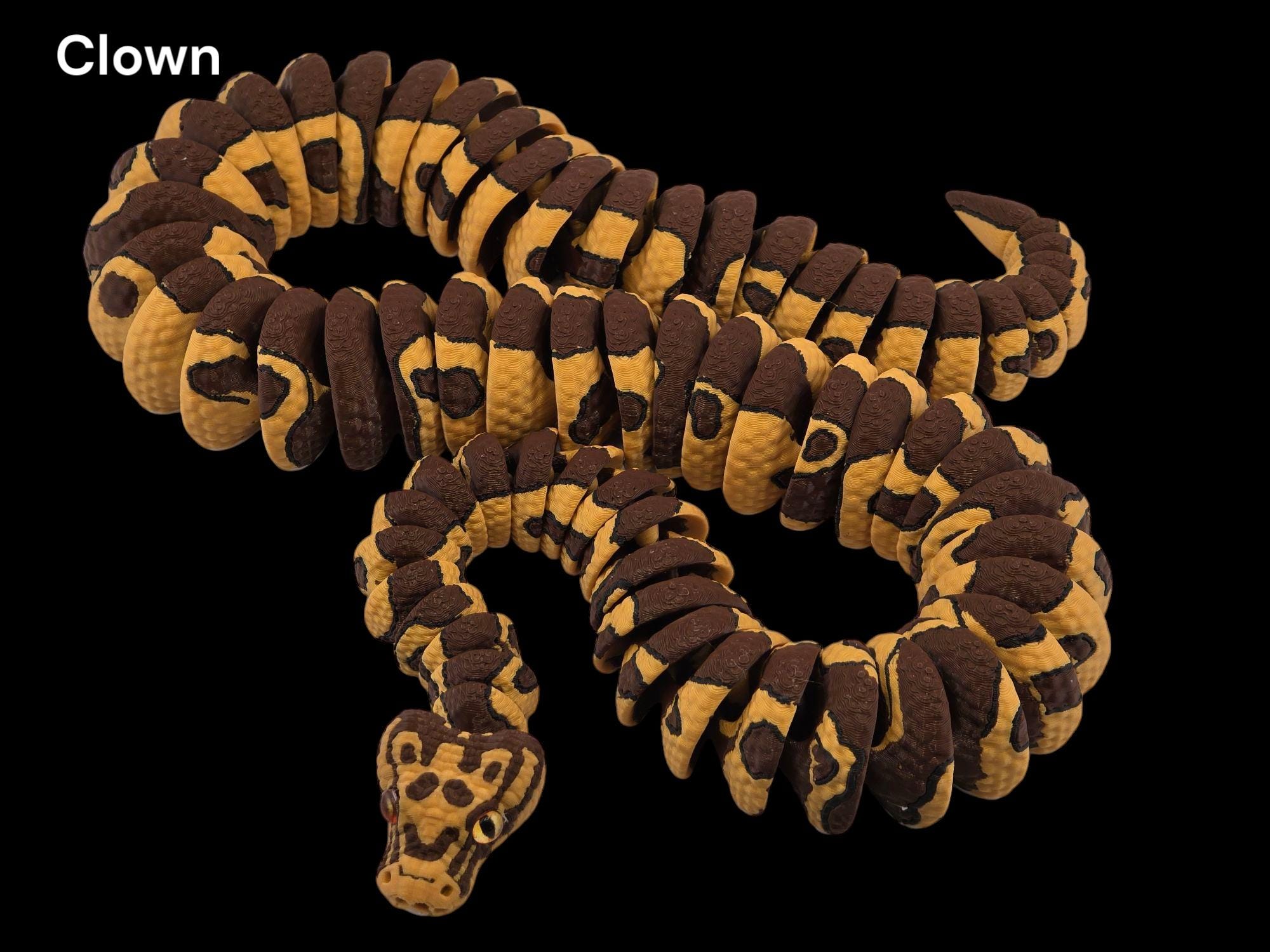 BALL PYTHON STL - Articulated Ball Python Digital Download for 3d ...