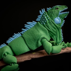 Articulated Iguana - DIGITAL FILE - Stl