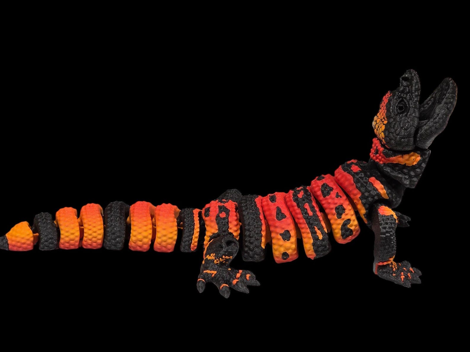 Articulated Gila Monster - 3d Digital File Articulated Lizard - Etsy