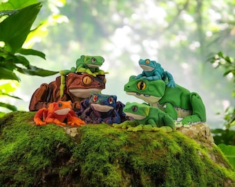 Waxy Monkey Tree Frog - Gelede boomkikker DIGITAAL BESTAND