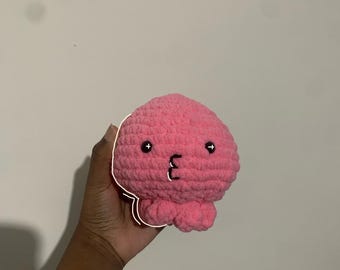 Peluche de ganchillo Takopi