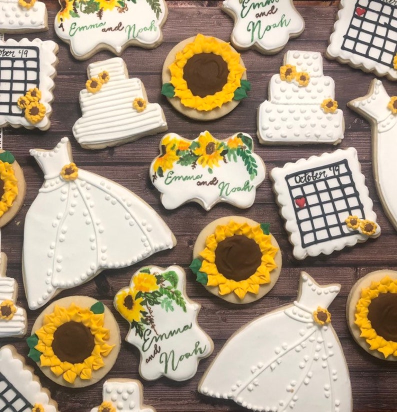 Wedding Engagement Cookies image 0