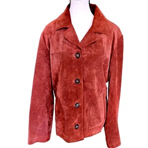 The Territory Ahead スエードウエスタンジャケット M Vintage Territory Ahead Leather Jacket - Etsy