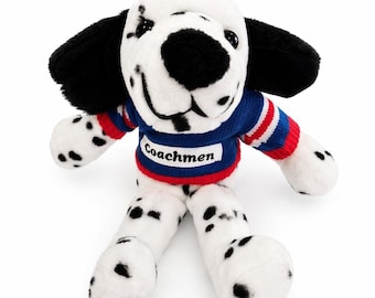 Vtg 1987 Coachmen RV Dalmatian Plush 14" Commonwealth Large Promotional Sweater