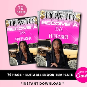 Tax Preparation Guide for Certification, Step-by-Step Small Business Startup, Work from Home & Earn Passive Income, PLR + MRR eBook template