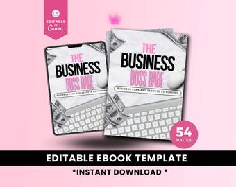 Guida Business Boss Babe, Come costruire un marchio online redditizio, Imprenditrici e strategie di branding, Modello di eBook Canva