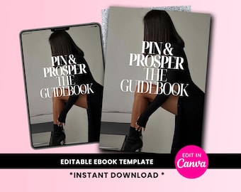 Pin & Prosper, Ultimate Viral Pinterest Marketing Guide, Traffic, SEO, Drive Sales + Sales Strategies for Small Businesses, PLR MRR eBook