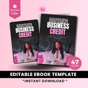 Business Credit Guide eBook Template: Step-by-Step Corporate Credit Building for Financial Success Digital Download