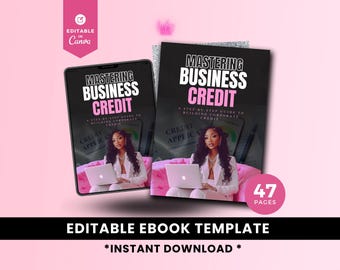 Business Credit Guide eBook Template: Step-by-Step Corporate Credit Building for Financial Success Digital Download