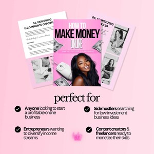 How to Make Money Online, Passive Income Strategies & Side Hustle Guide, Digital Business + Work from Home Ideas, Digital eBook image 4