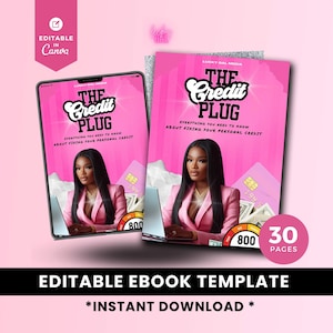 Credit Repair Guide and Dispute Letter Templates | Improve Credit Score, Build Financial Success, Canva Digital Download