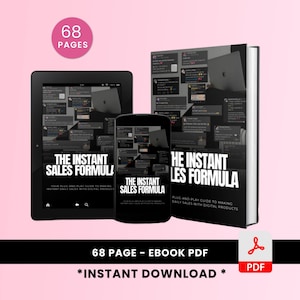 Instant Sales Formula + DM Scripts, Social Selling Strategies to Sell Digital Products Daily Make Passive Income, Master Resell Rights eBook