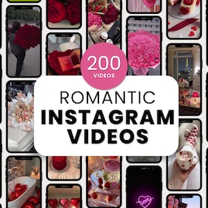 Reels de vídeo con estética romántica y de amor para Instagram Reels + TikTok / Marketing digital, coaches de redes sociales / MRR / PLR