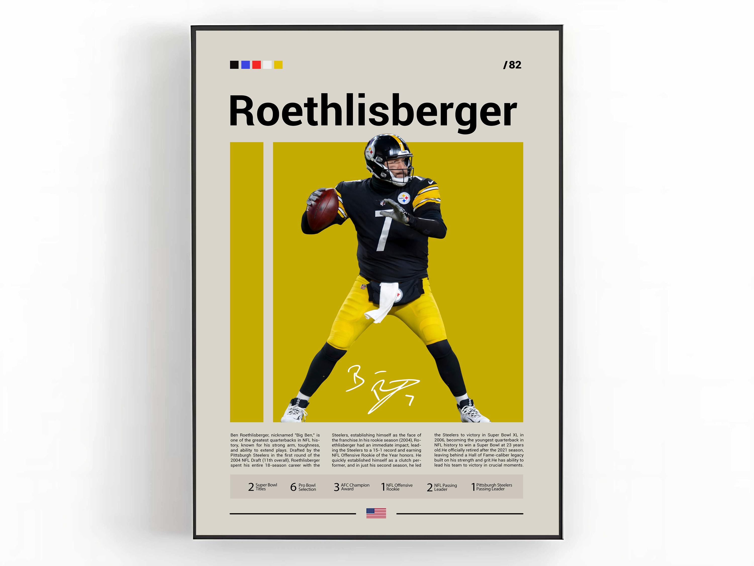 Football Ben Roethlisberger 500 Yard Passing Games Ben