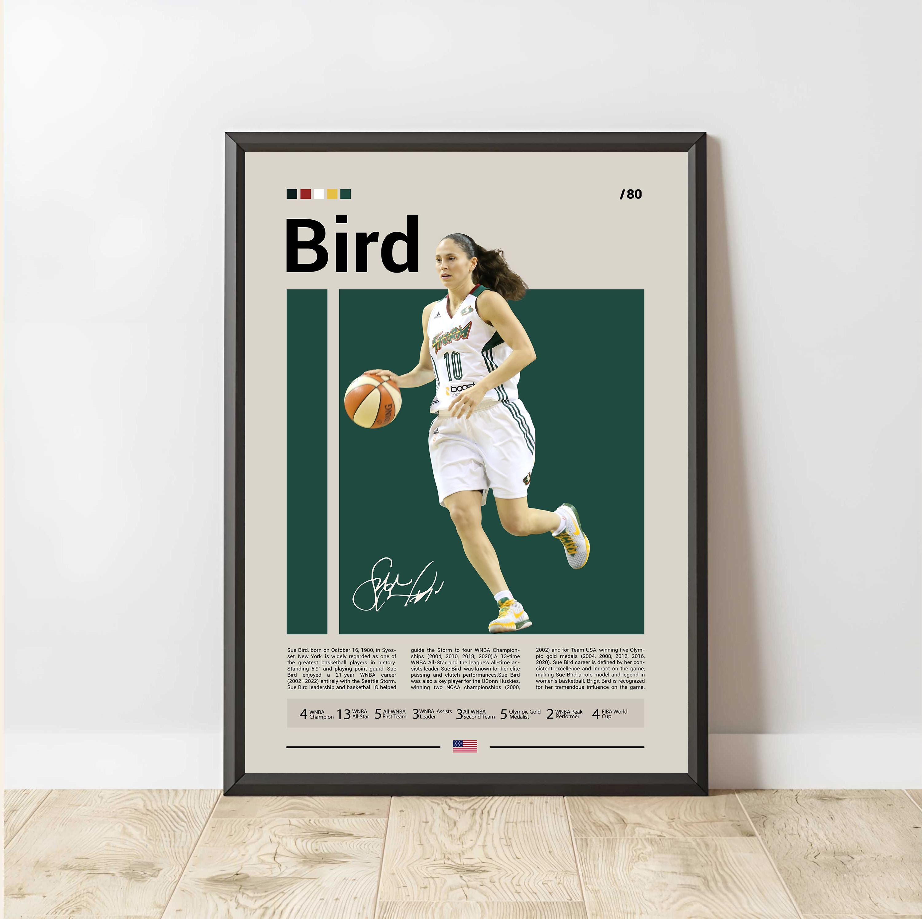WNBA Sue Bird 2004 Champion サイン入り写真 $_12.JPG