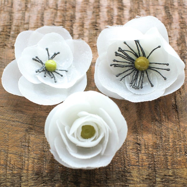 Prima Anemone Flowers Dipped In Resin