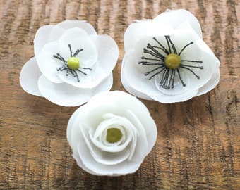 Prima Anemone Flowers Dipped In Resin