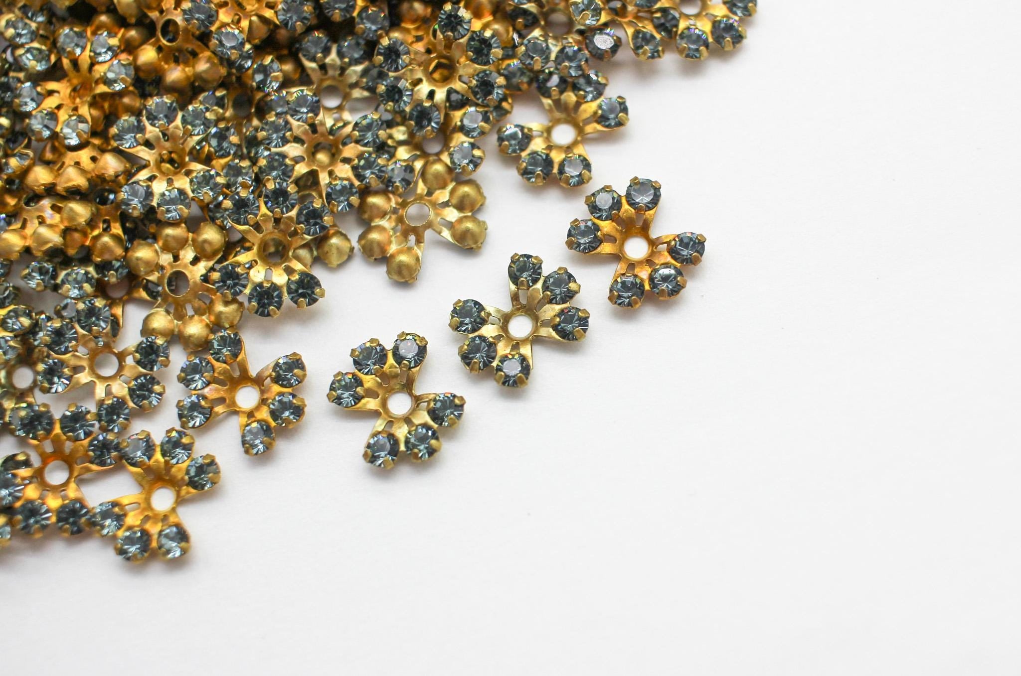 Swarovski Crystal Flower Findings - Etsy Swarovski Crystal Flower Findings - Etsy