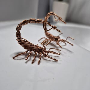 Twisted wire Copper Scorpions (Scorpio Gift)