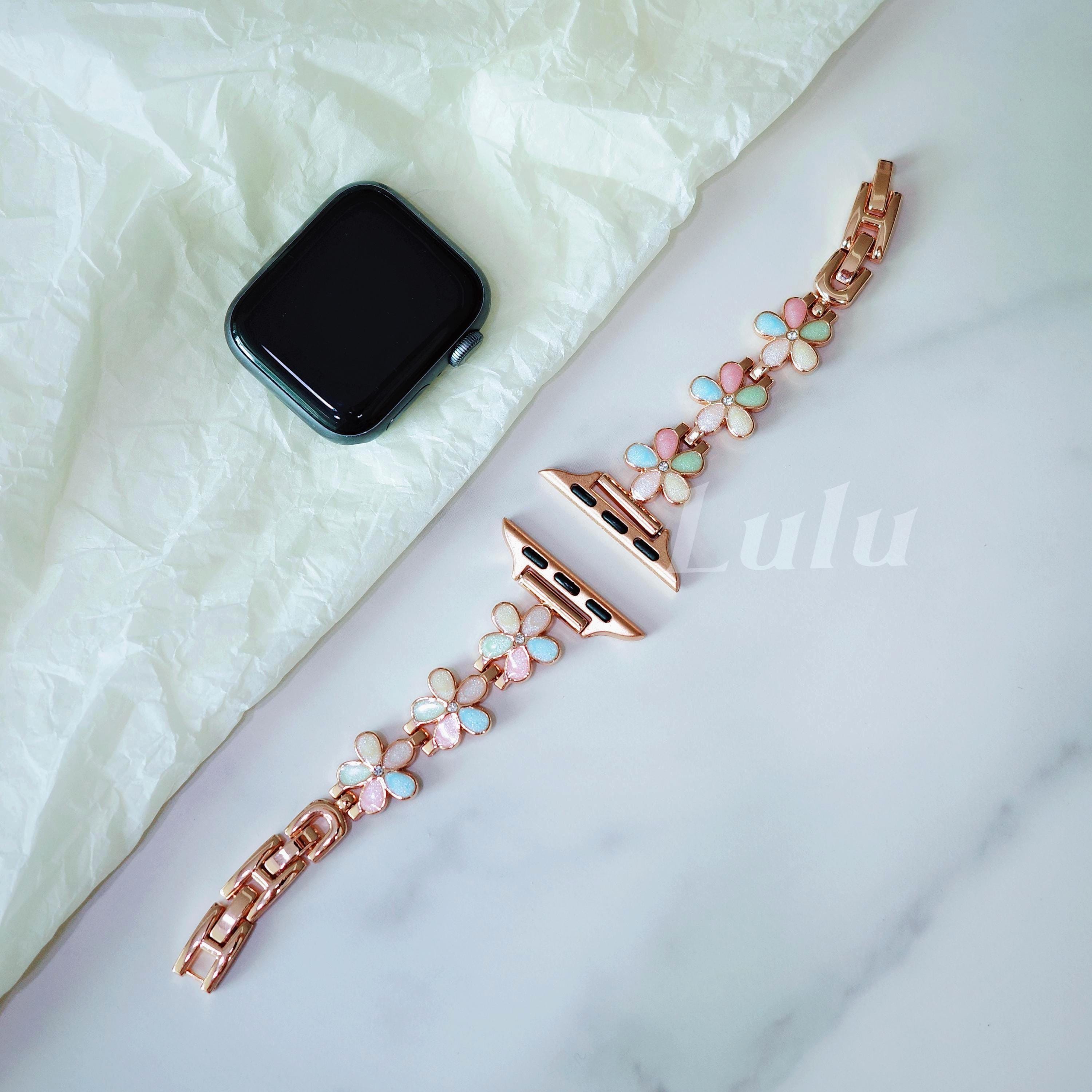 Rose Flower Apple Watch Band - Etsy display picture 1