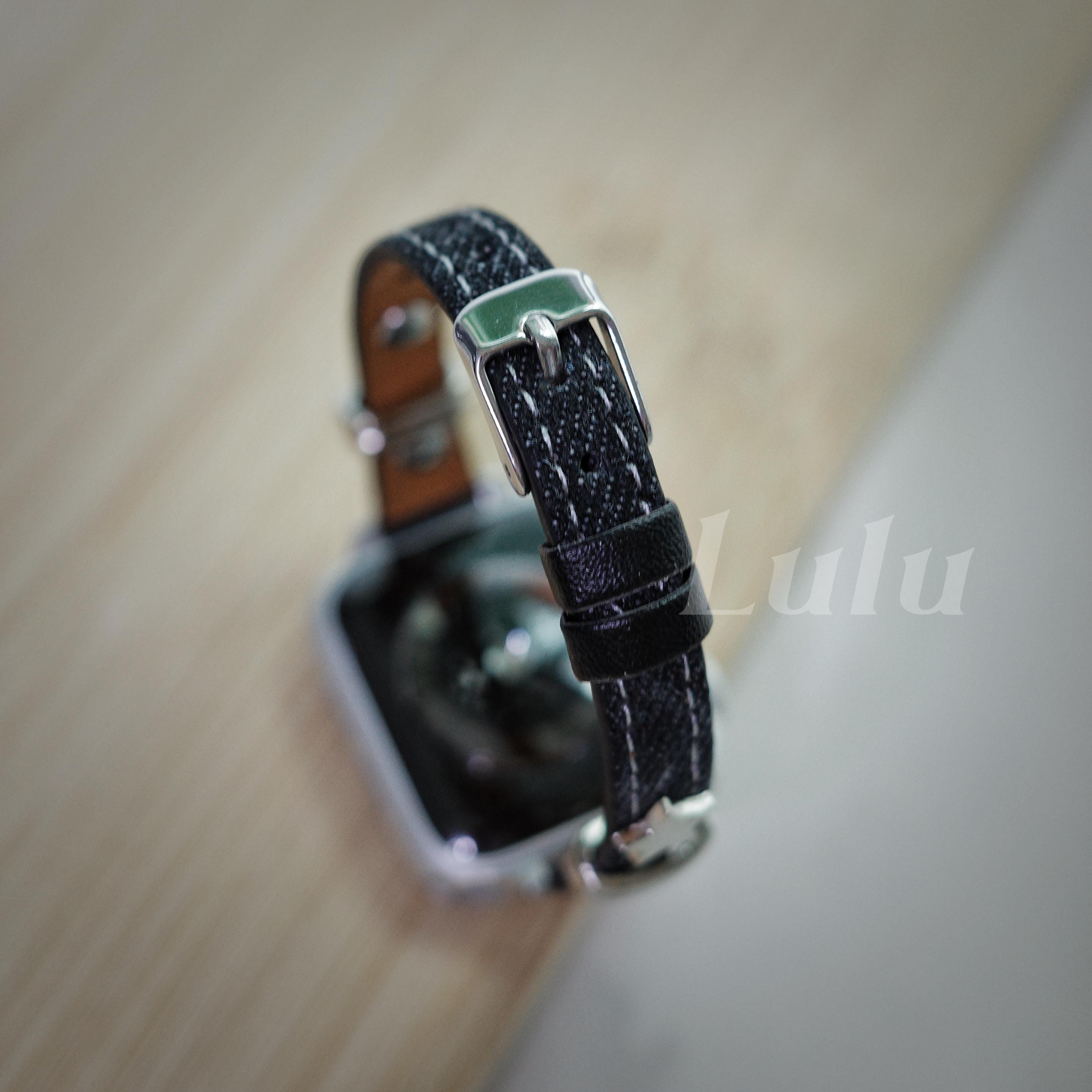 パンクデニム Apple Watch バンド • Apple Watch Series 11-1、SE 