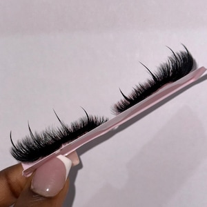 Pestañas postizas hechas a mano de 10 a 15 mm