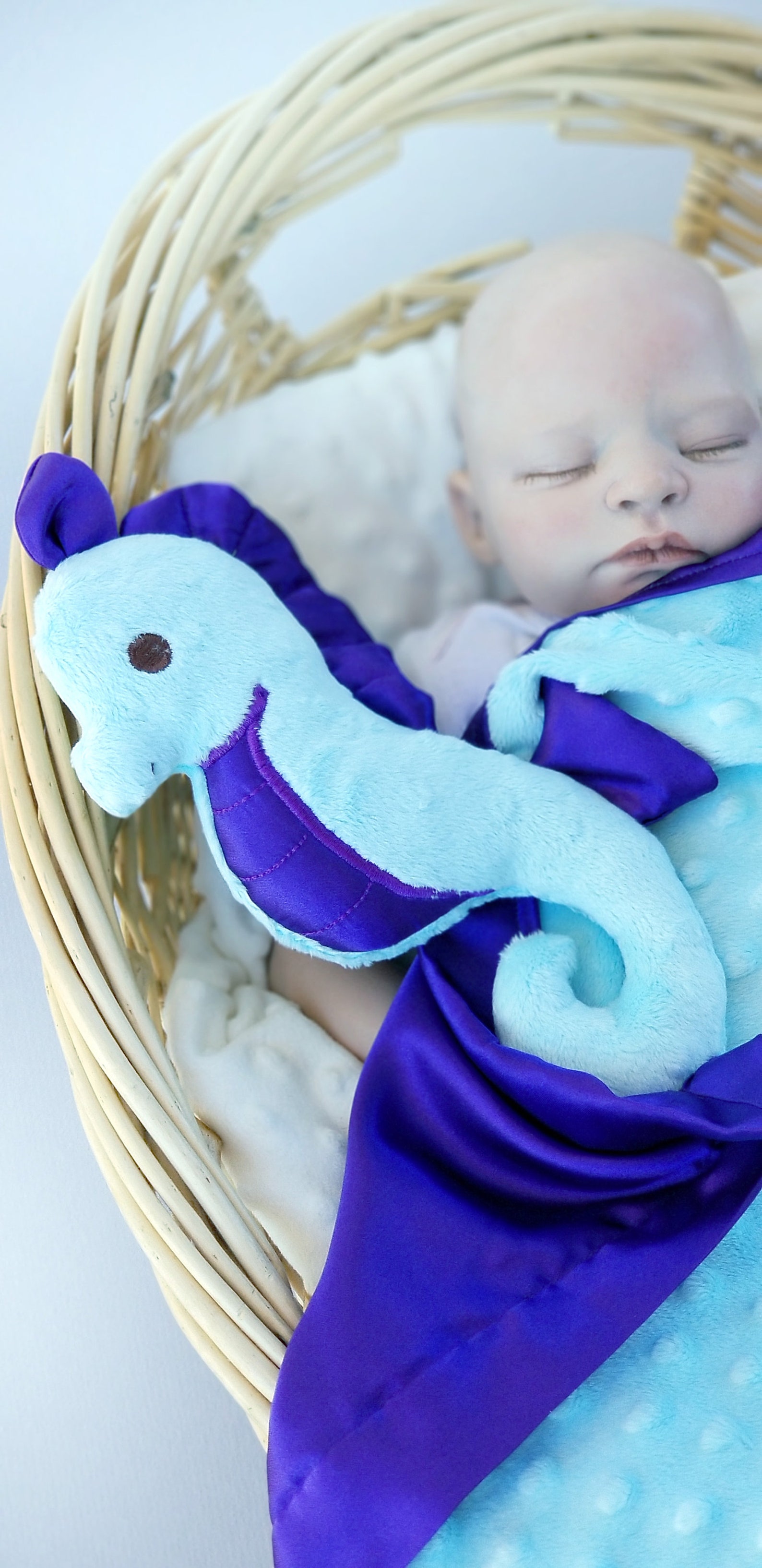 BABIES BLANKET SEAHORSE SONNET main image 1