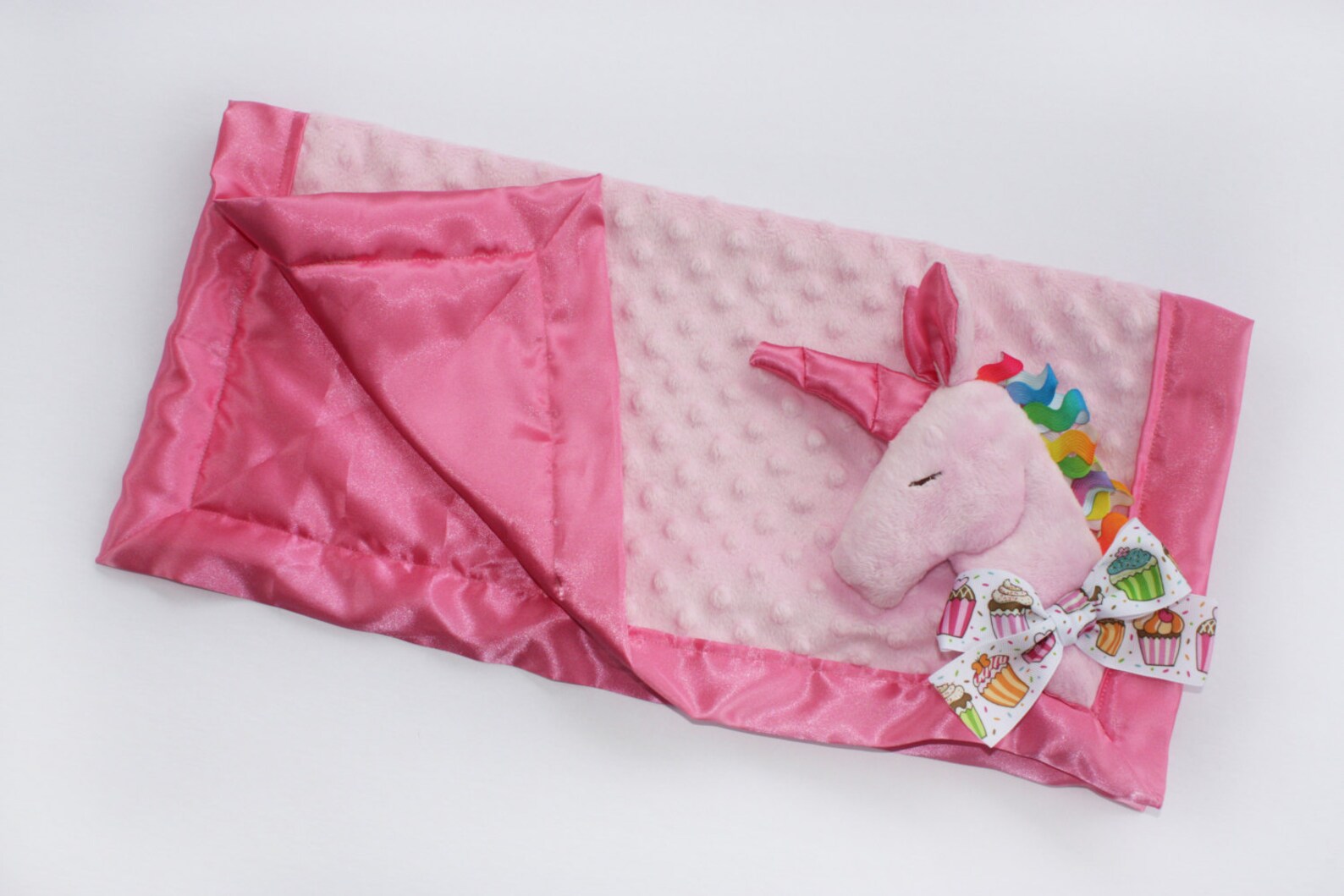 Unicorn Security Blanket Unicorn Baby Blanket Pink Unicorn Etsy