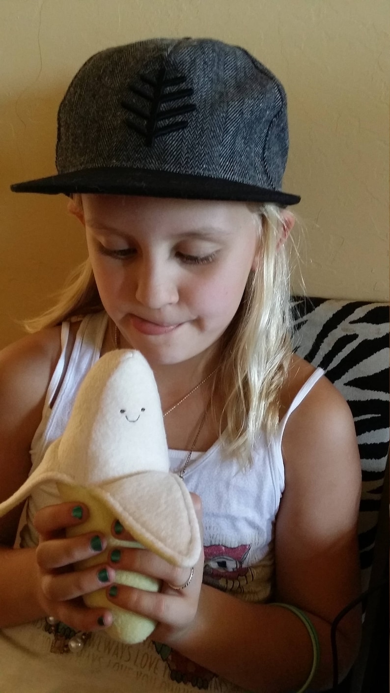 Banana Baby Blanket Banana Lovey Blanket Satin Baby Etsy