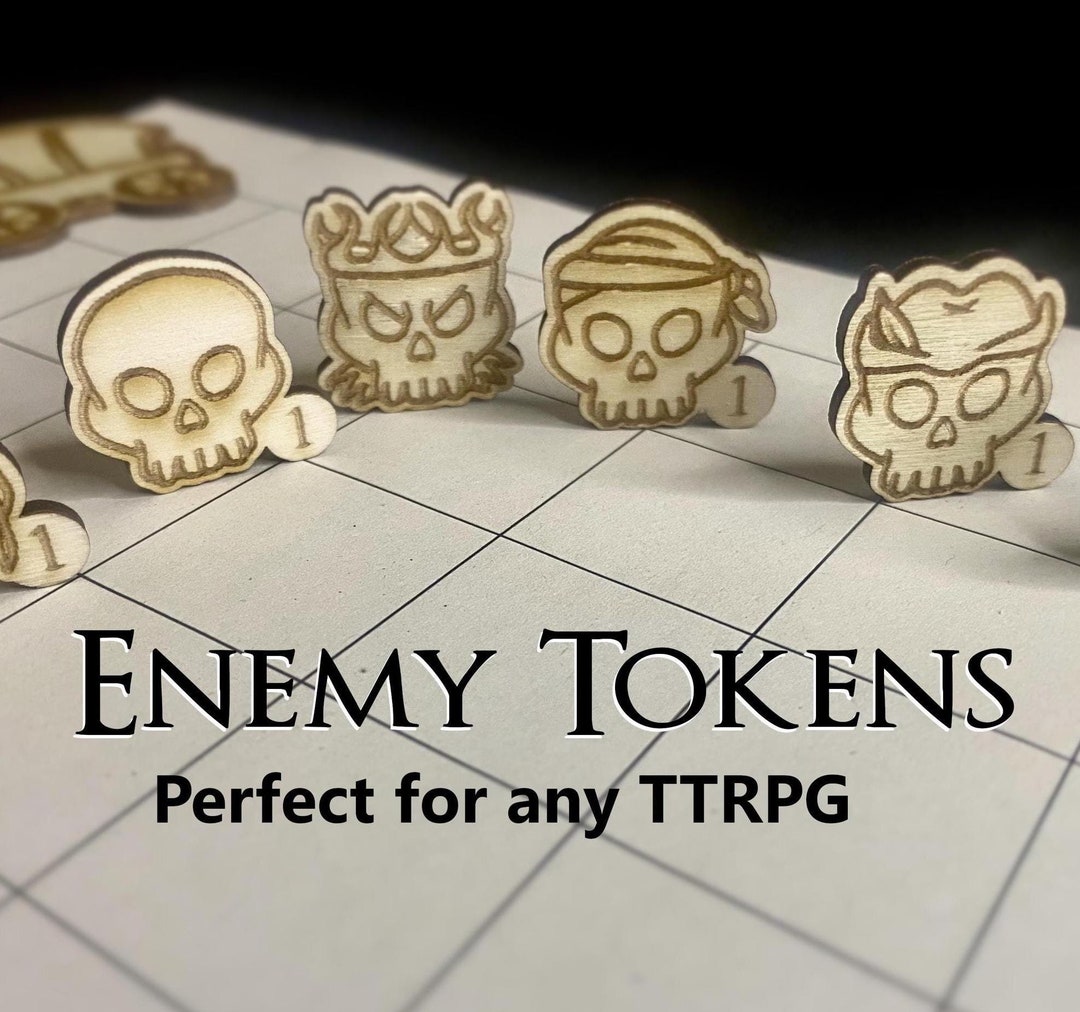 Enemy Tokens | Dnd | TTRPG | 1 Inch | Dungeons and Dragons | Tabletop ...