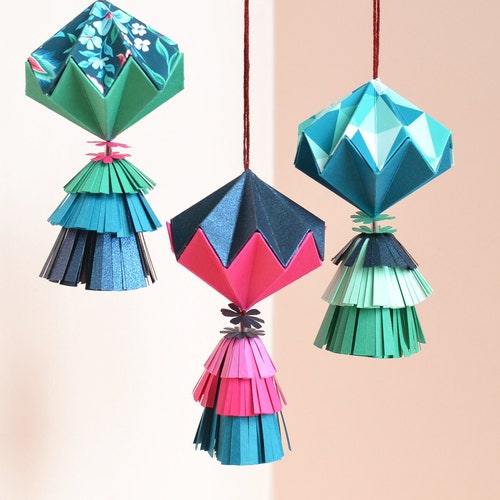 DIY Origami Garland Craft Kit Etsy