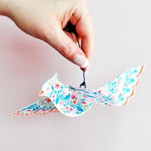 Hanging bird decorations craft kit image 8