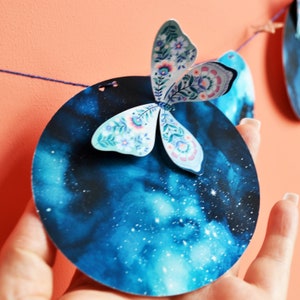 Moon phase garland craft kit image 4